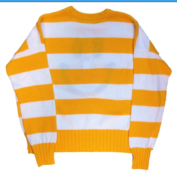 Minnie Rose Striped Smiley Vanilla Crew - Picture 2 of 6